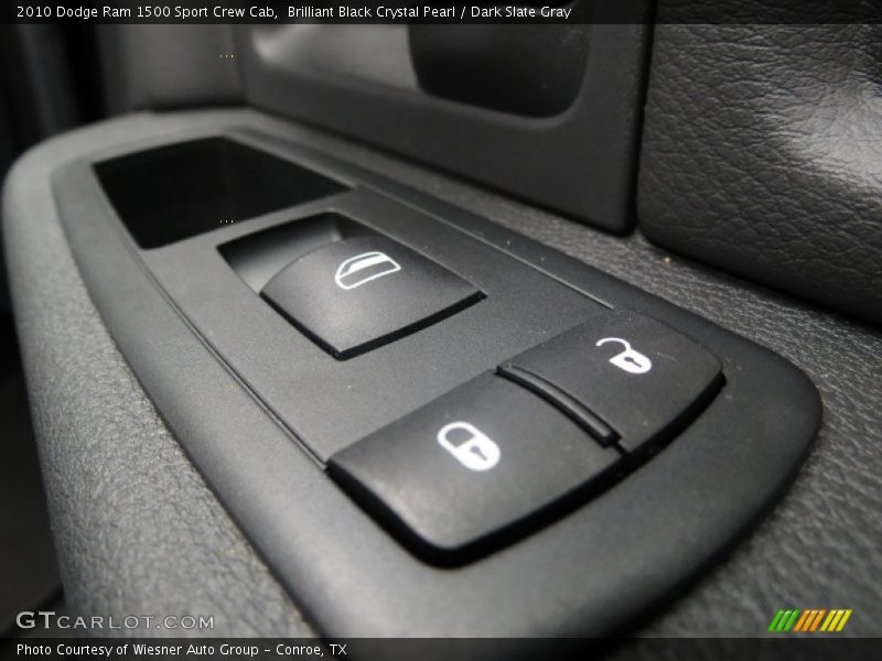 Brilliant Black Crystal Pearl / Dark Slate Gray 2010 Dodge Ram 1500 Sport Crew Cab
