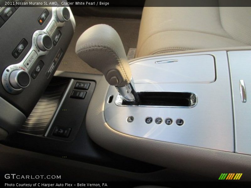 Glacier White Pearl / Beige 2011 Nissan Murano SL AWD