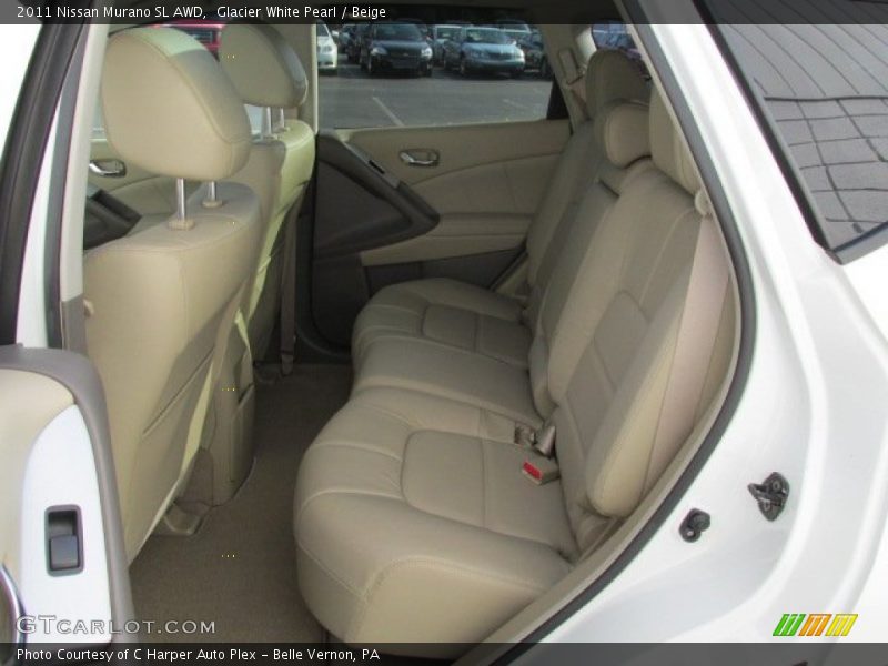 Glacier White Pearl / Beige 2011 Nissan Murano SL AWD