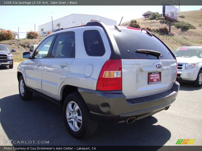 Satin Silver / Black 2006 Kia Sportage LX V6 4x4