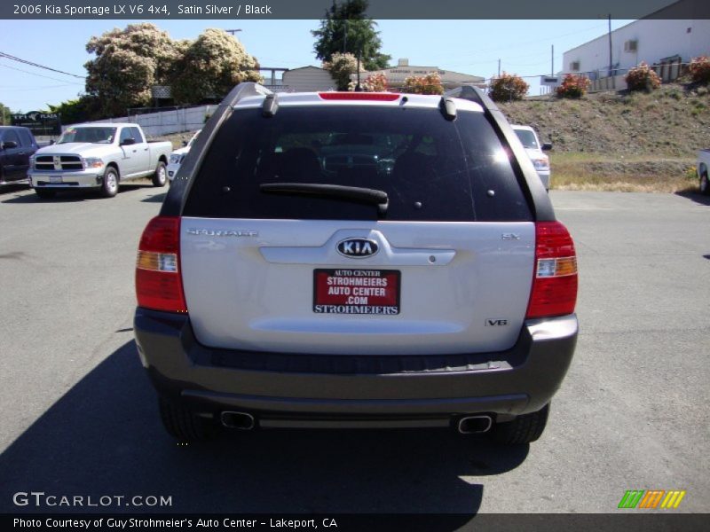 Satin Silver / Black 2006 Kia Sportage LX V6 4x4