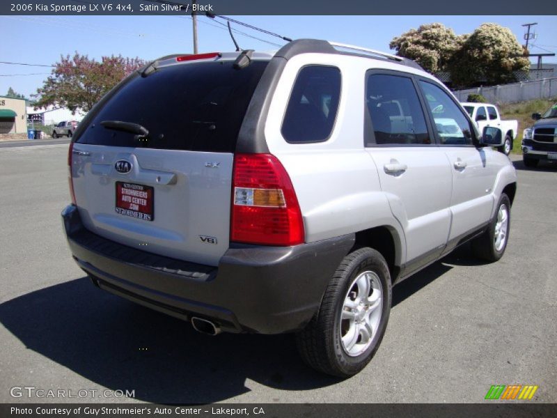 Satin Silver / Black 2006 Kia Sportage LX V6 4x4