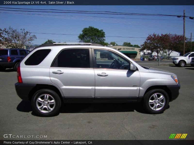 Satin Silver / Black 2006 Kia Sportage LX V6 4x4