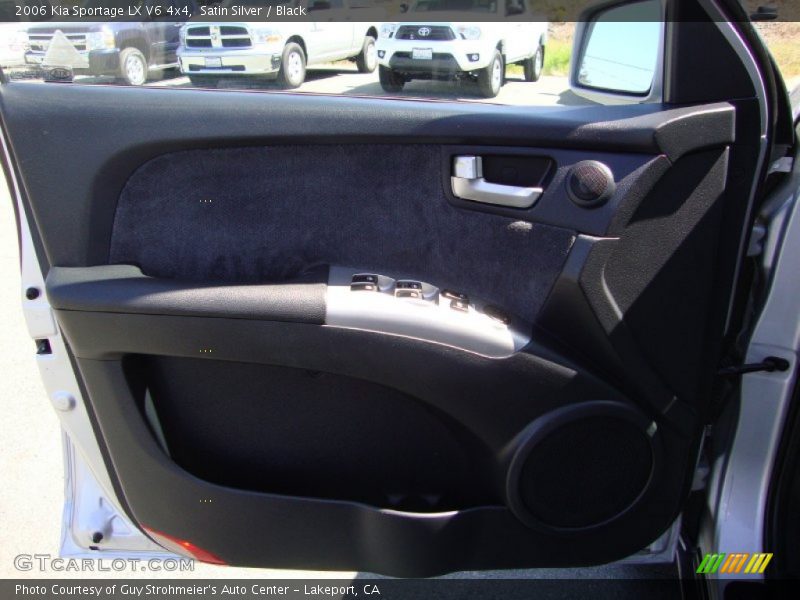 Satin Silver / Black 2006 Kia Sportage LX V6 4x4