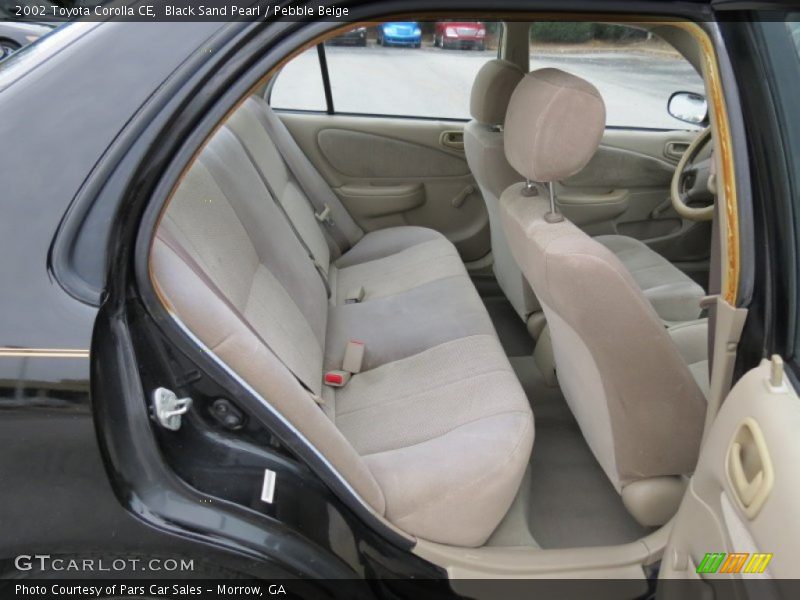 Black Sand Pearl / Pebble Beige 2002 Toyota Corolla CE