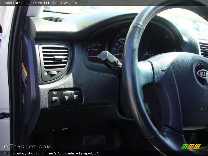 Satin Silver / Black 2006 Kia Sportage LX V6 4x4