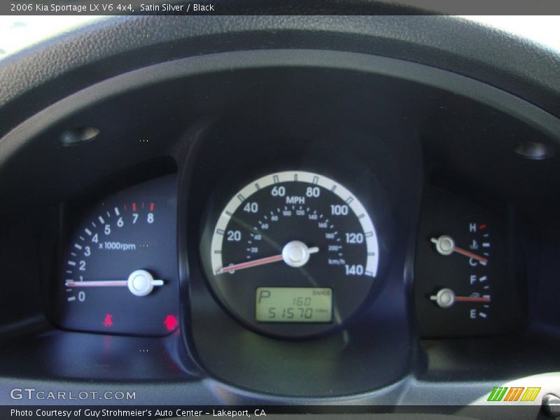 Satin Silver / Black 2006 Kia Sportage LX V6 4x4