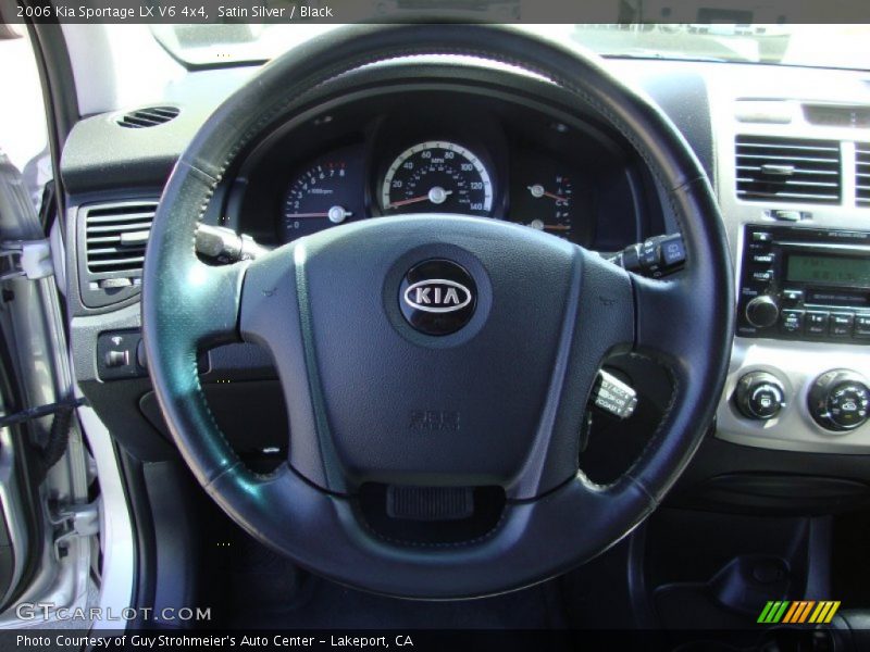 Satin Silver / Black 2006 Kia Sportage LX V6 4x4
