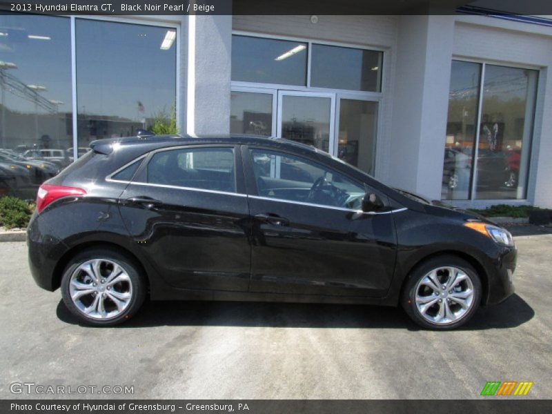 Black Noir Pearl / Beige 2013 Hyundai Elantra GT
