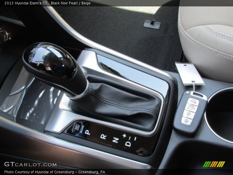 Black Noir Pearl / Beige 2013 Hyundai Elantra GT