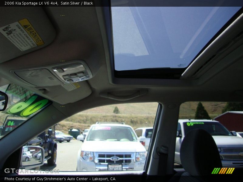 Satin Silver / Black 2006 Kia Sportage LX V6 4x4