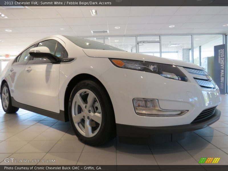 Summit White / Pebble Beige/Dark Accents 2013 Chevrolet Volt