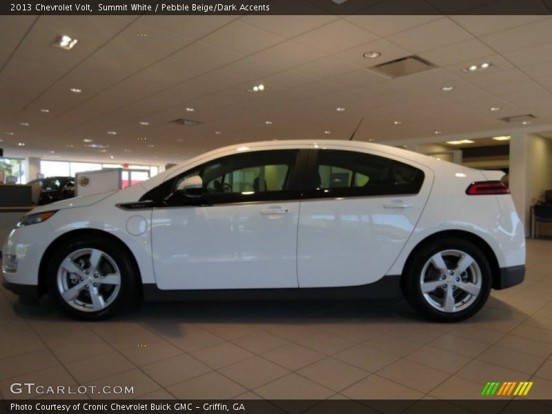 Summit White / Pebble Beige/Dark Accents 2013 Chevrolet Volt