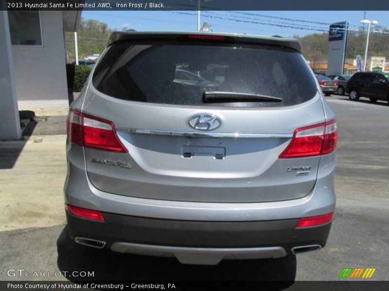 Iron Frost / Black 2013 Hyundai Santa Fe Limited AWD