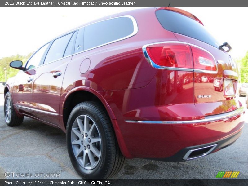 Crystal Red Tintcoat / Choccachino Leather 2013 Buick Enclave Leather