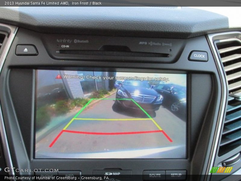 Iron Frost / Black 2013 Hyundai Santa Fe Limited AWD