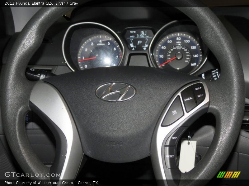 Silver / Gray 2012 Hyundai Elantra GLS