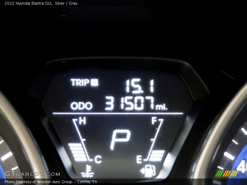 Silver / Gray 2012 Hyundai Elantra GLS