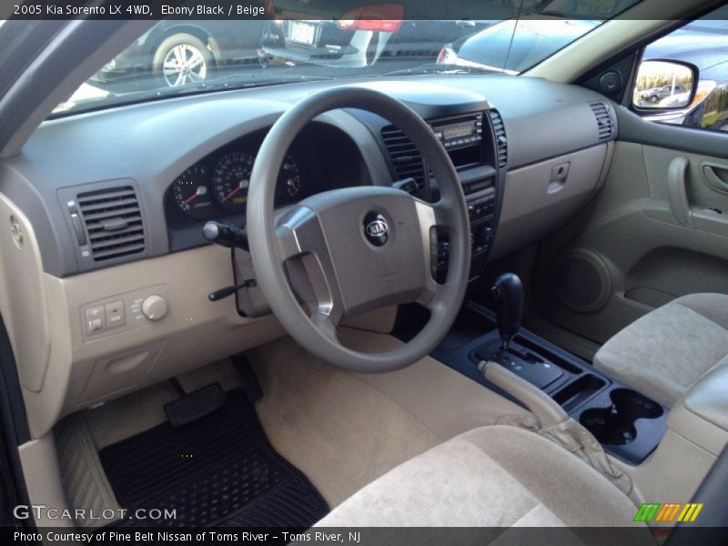Beige Interior - 2005 Sorento LX 4WD 