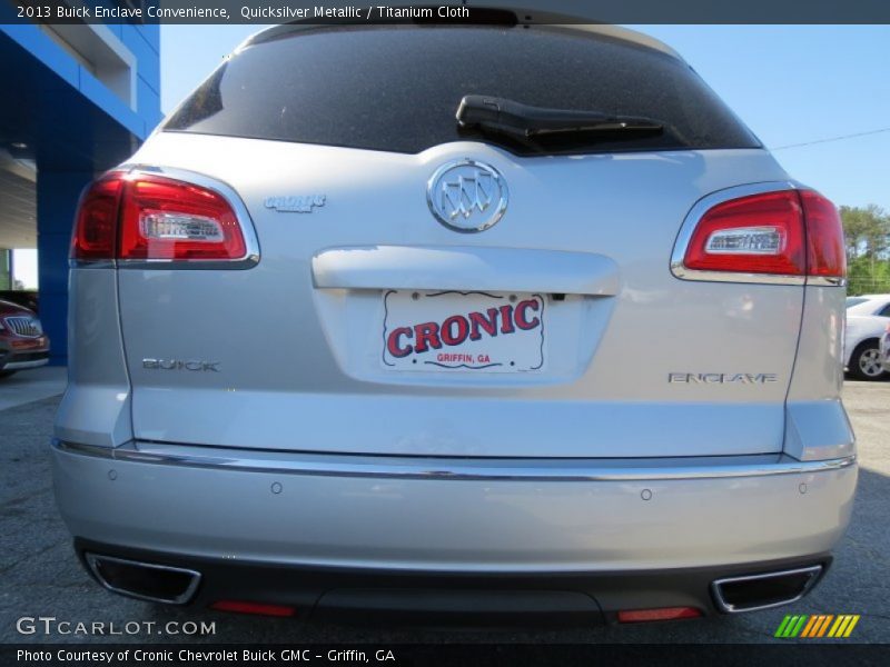 Quicksilver Metallic / Titanium Cloth 2013 Buick Enclave Convenience