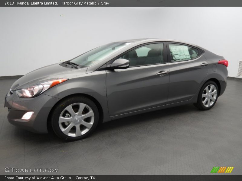 Harbor Gray Metallic / Gray 2013 Hyundai Elantra Limited