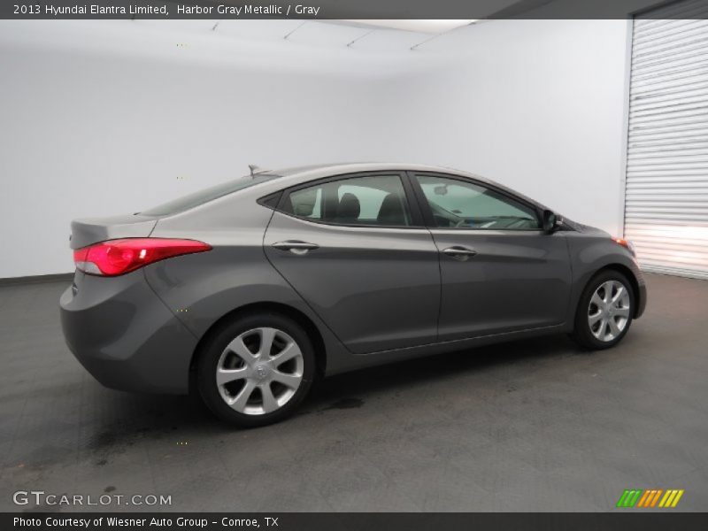 Harbor Gray Metallic / Gray 2013 Hyundai Elantra Limited