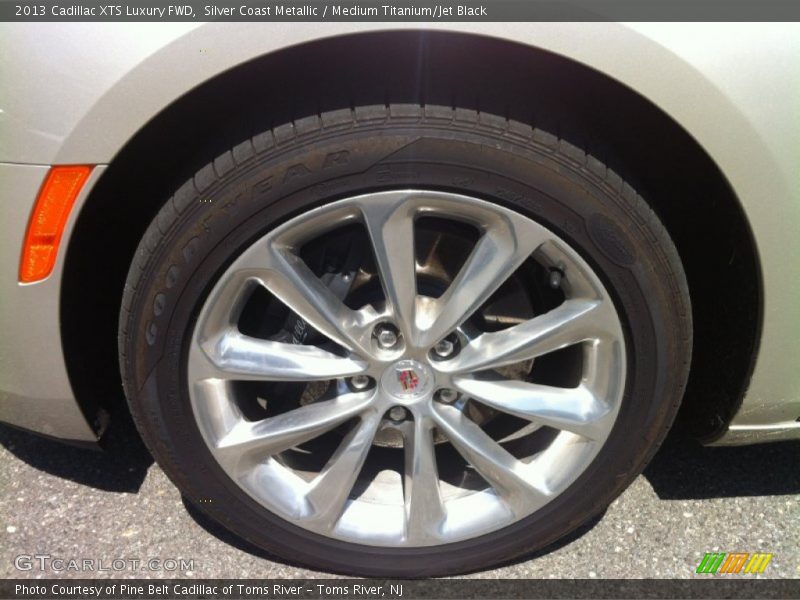 Silver Coast Metallic / Medium Titanium/Jet Black 2013 Cadillac XTS Luxury FWD