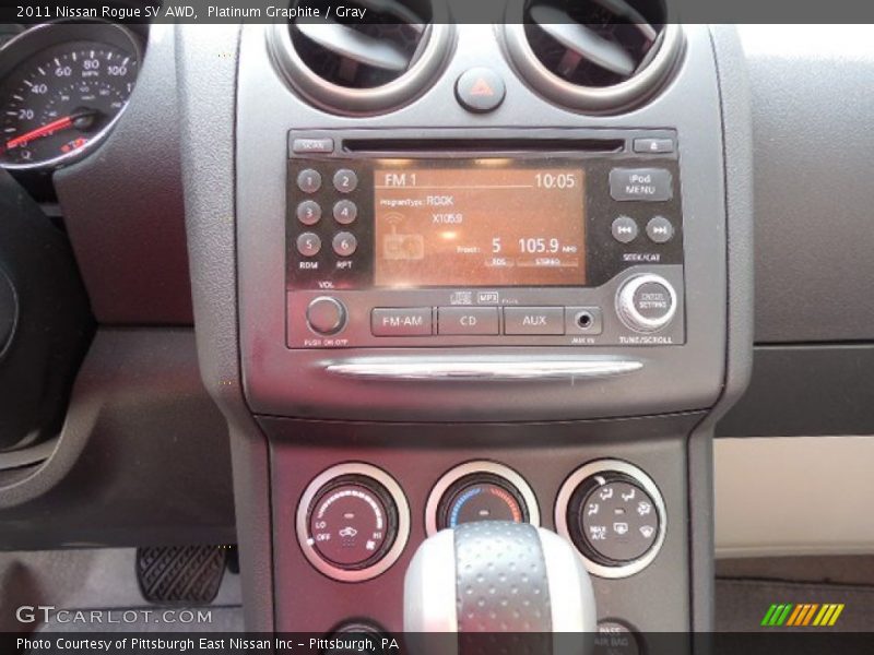 Platinum Graphite / Gray 2011 Nissan Rogue SV AWD