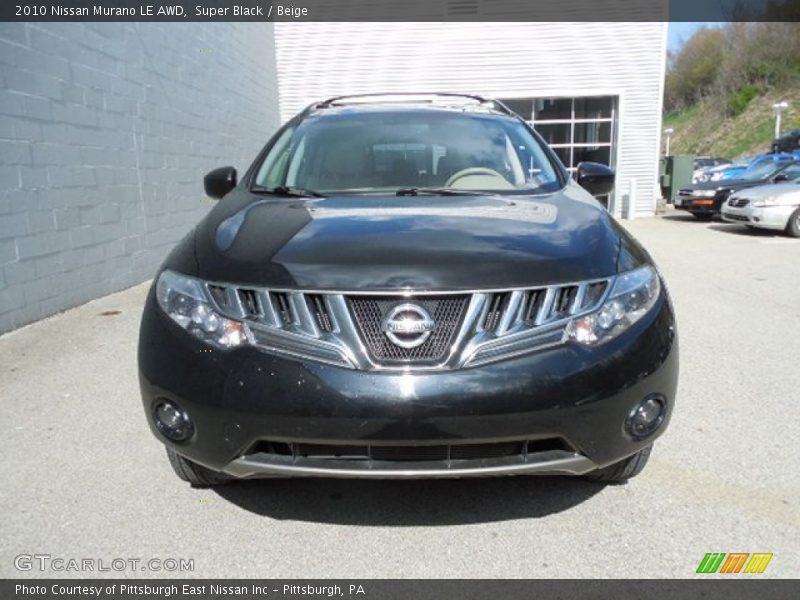 Super Black / Beige 2010 Nissan Murano LE AWD