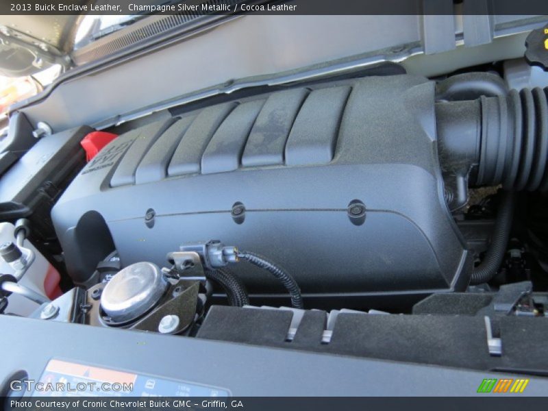 Champagne Silver Metallic / Cocoa Leather 2013 Buick Enclave Leather