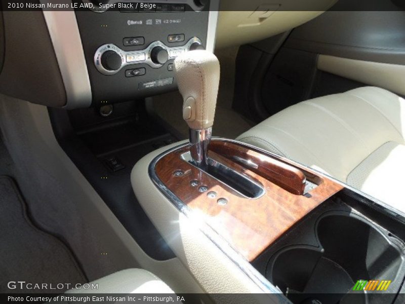 Super Black / Beige 2010 Nissan Murano LE AWD