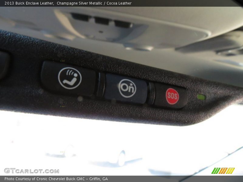 Champagne Silver Metallic / Cocoa Leather 2013 Buick Enclave Leather