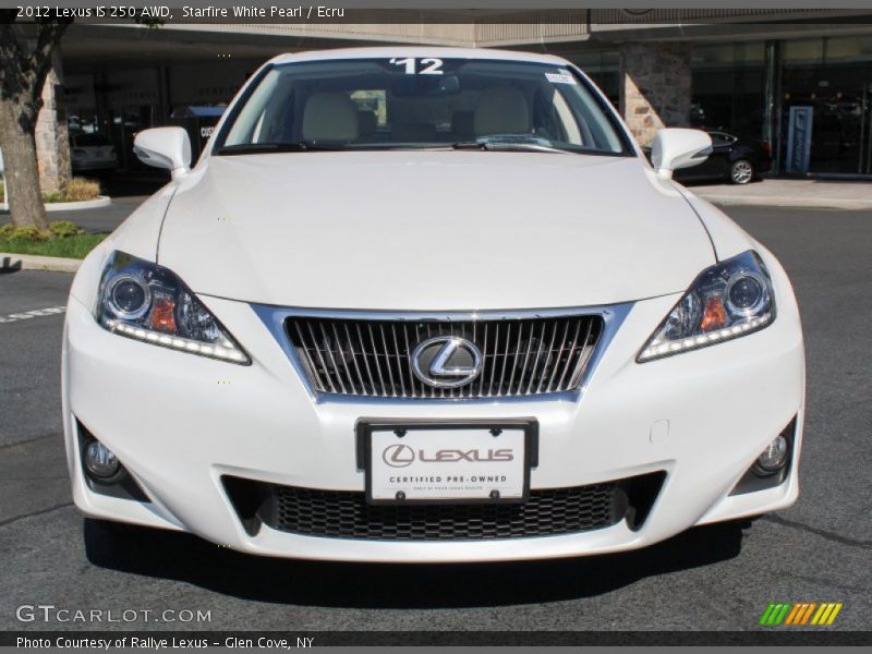 Starfire White Pearl / Ecru 2012 Lexus IS 250 AWD