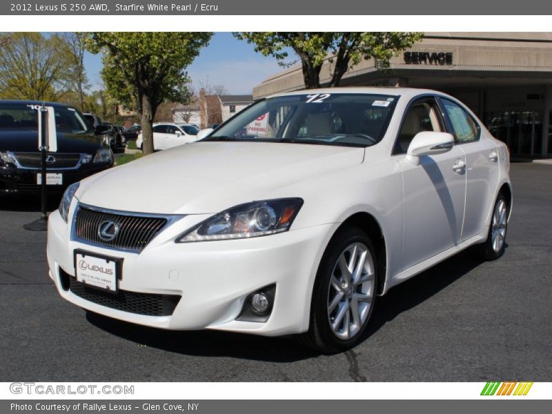 Starfire White Pearl / Ecru 2012 Lexus IS 250 AWD