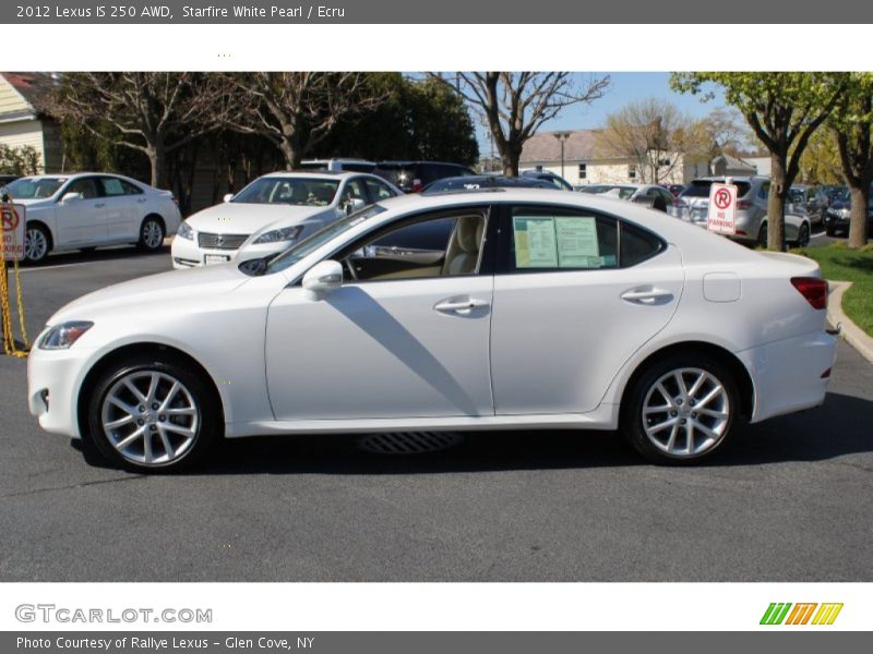 Starfire White Pearl / Ecru 2012 Lexus IS 250 AWD