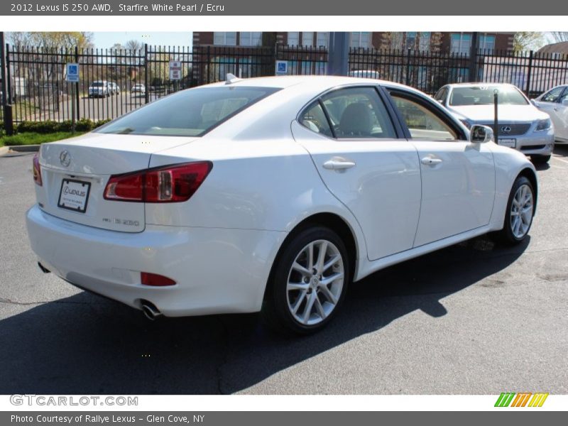 Starfire White Pearl / Ecru 2012 Lexus IS 250 AWD