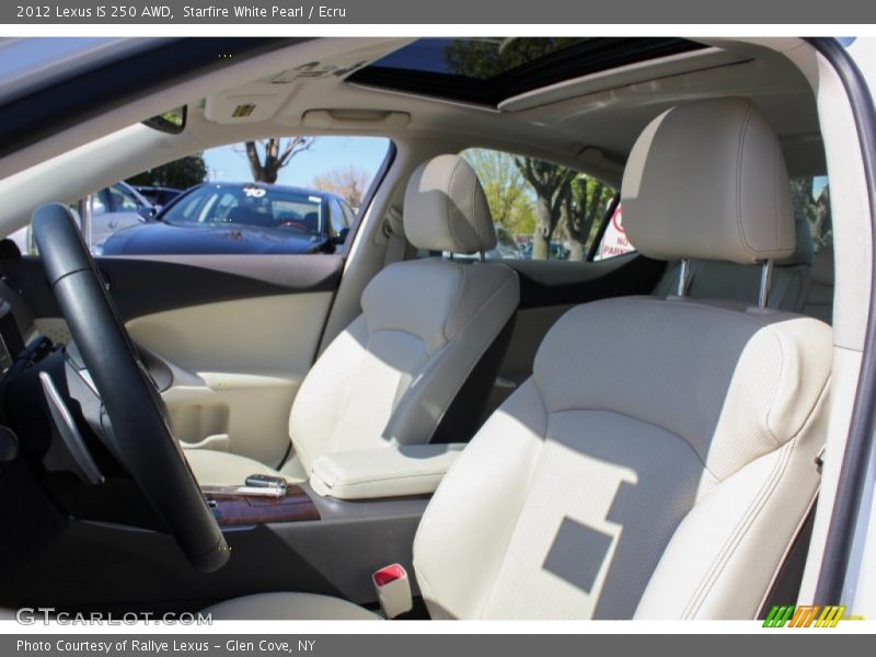 Starfire White Pearl / Ecru 2012 Lexus IS 250 AWD