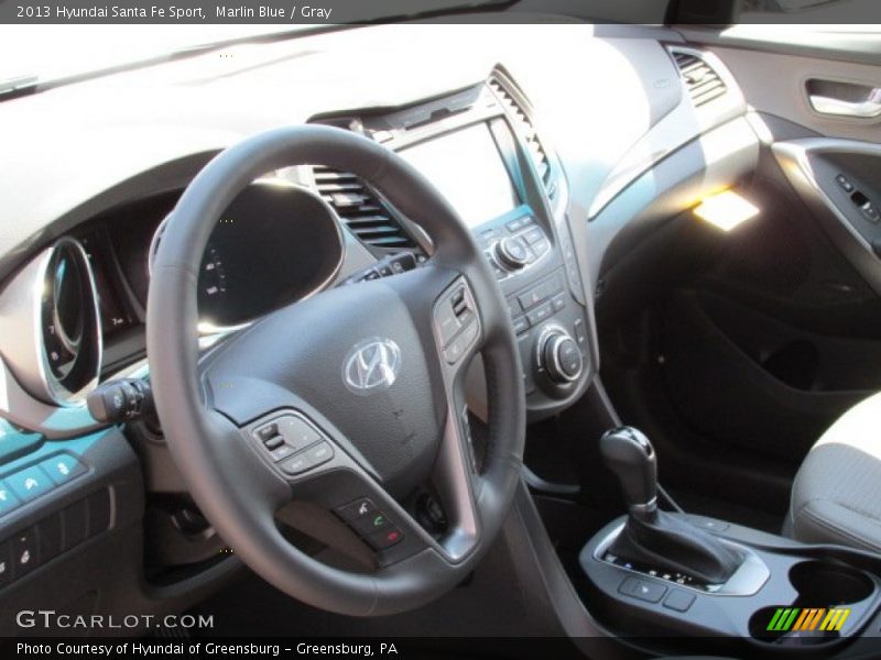 Marlin Blue / Gray 2013 Hyundai Santa Fe Sport