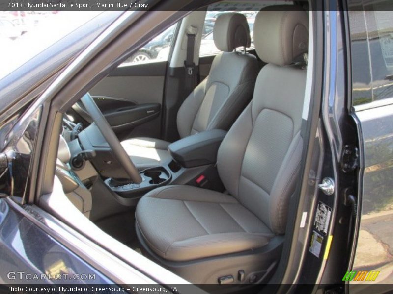 Marlin Blue / Gray 2013 Hyundai Santa Fe Sport