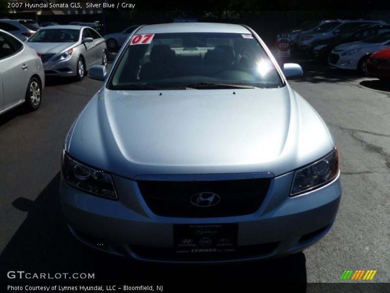 Silver Blue / Gray 2007 Hyundai Sonata GLS