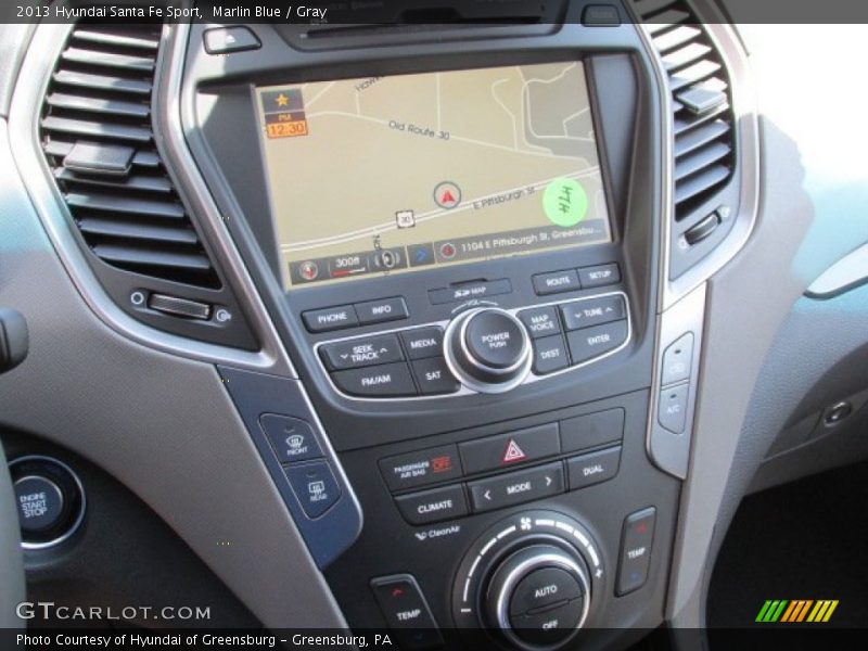 Marlin Blue / Gray 2013 Hyundai Santa Fe Sport