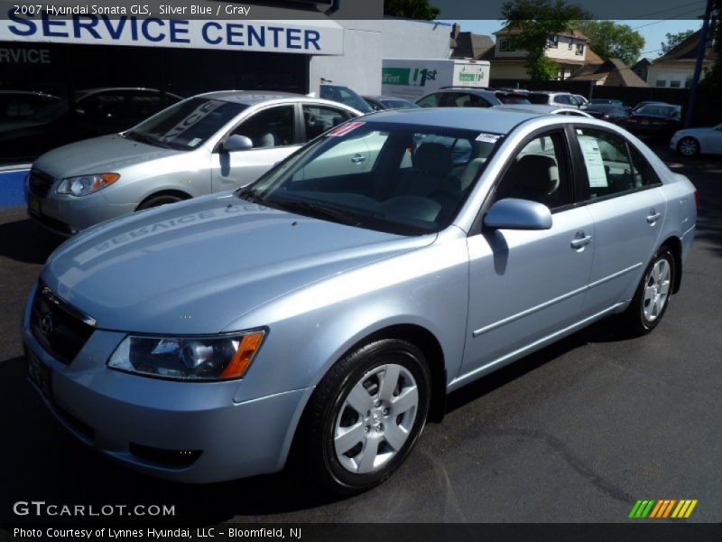 Silver Blue / Gray 2007 Hyundai Sonata GLS