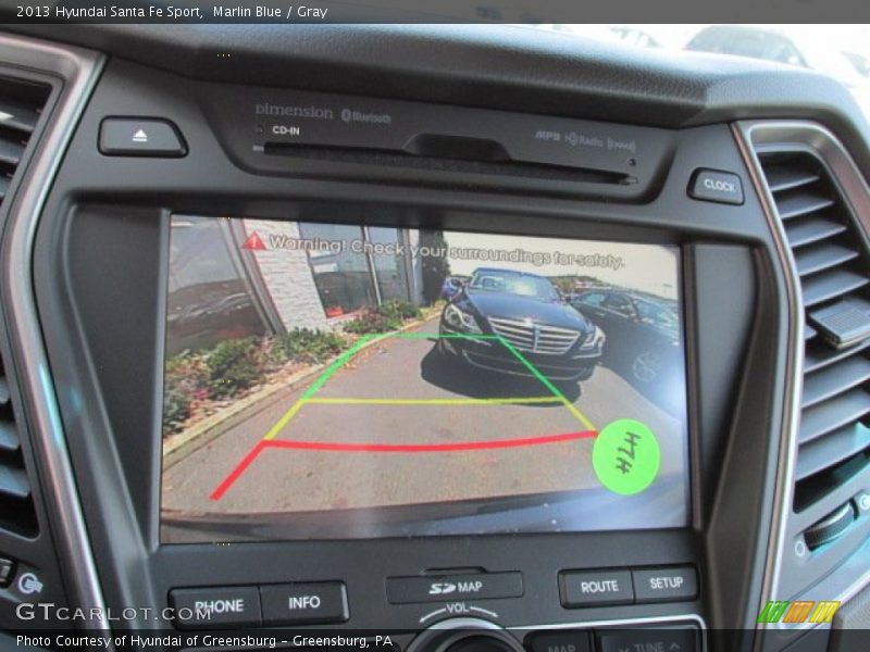 Marlin Blue / Gray 2013 Hyundai Santa Fe Sport