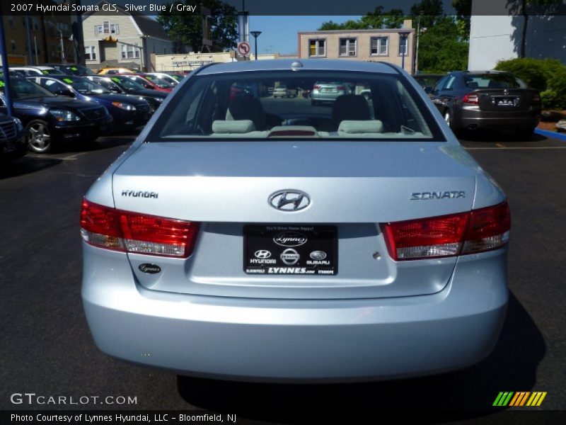 Silver Blue / Gray 2007 Hyundai Sonata GLS