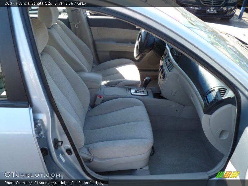 Silver Blue / Gray 2007 Hyundai Sonata GLS
