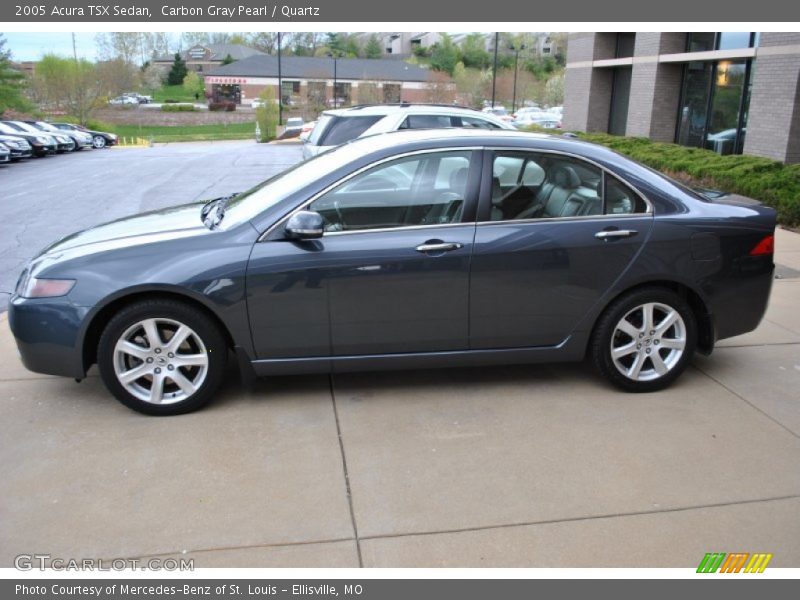 Carbon Gray Pearl / Quartz 2005 Acura TSX Sedan