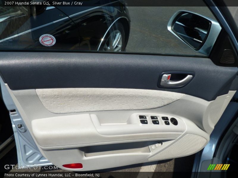 Silver Blue / Gray 2007 Hyundai Sonata GLS