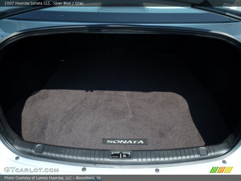 Silver Blue / Gray 2007 Hyundai Sonata GLS