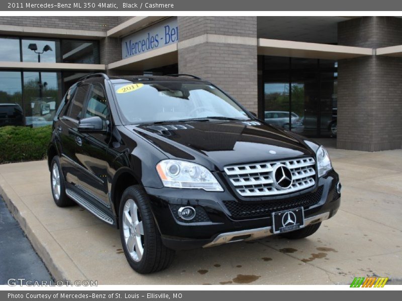 Black / Cashmere 2011 Mercedes-Benz ML 350 4Matic