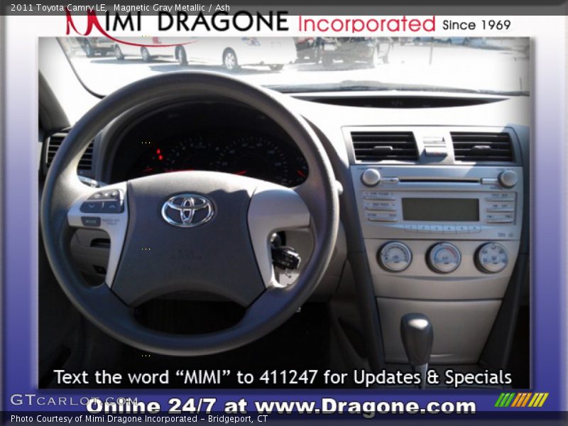 Magnetic Gray Metallic / Ash 2011 Toyota Camry LE
